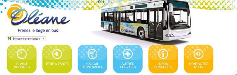 Bus Oleane Website