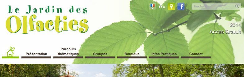 Le jardin des Olfacties Website