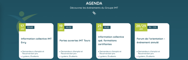 Groupe IMT Agenda